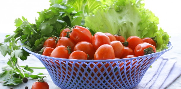 zelenina, rajčata, salát